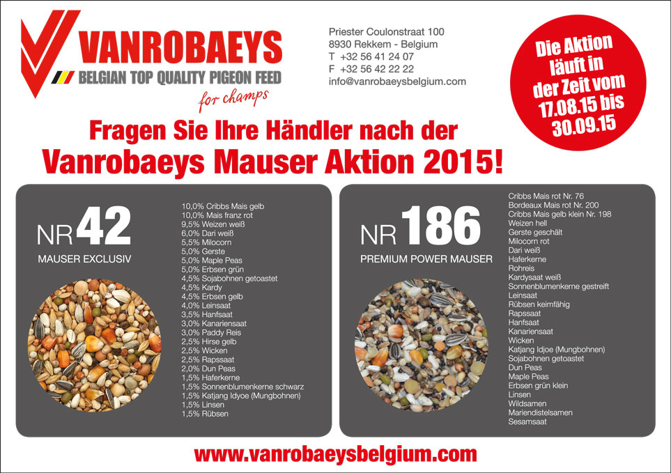 Vanrobeys august 2015