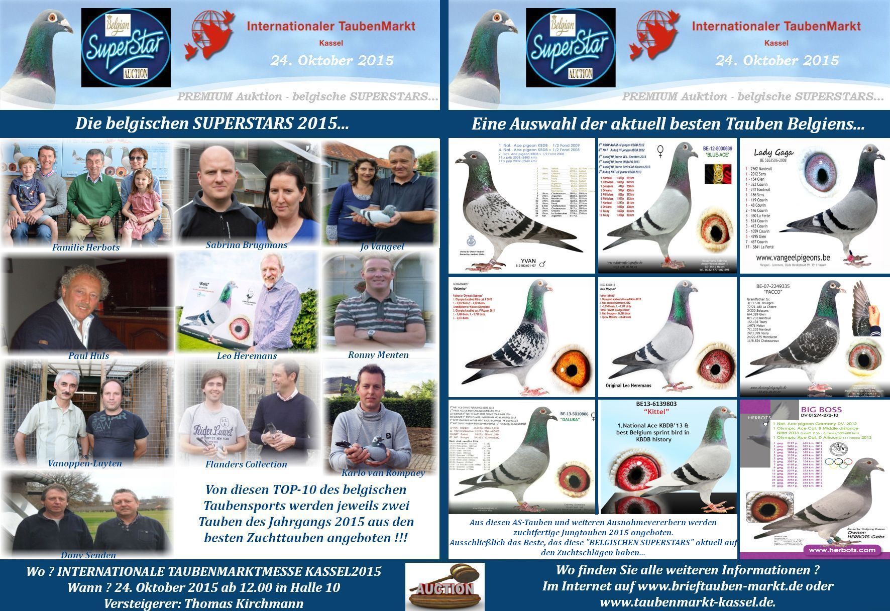 taubenmarkt auktionswerbung superstars 2015