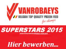 superestrellas Vanrobaeys aplican logo