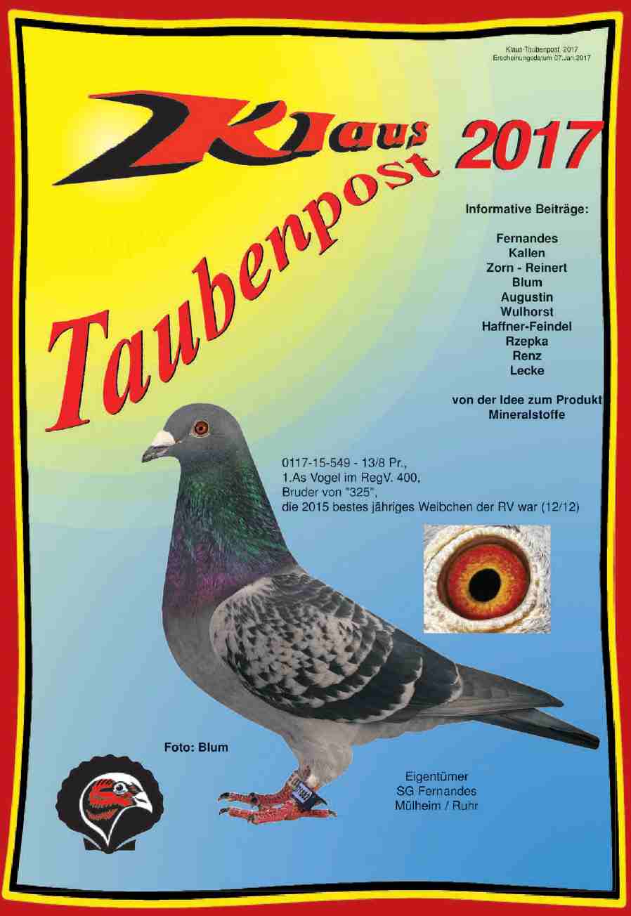 克劳斯2017年taubenpos介绍