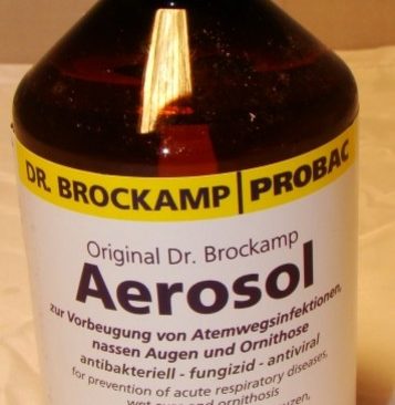 Dr Brockamp aérosol 250 ml pour des pigeons voyageurs