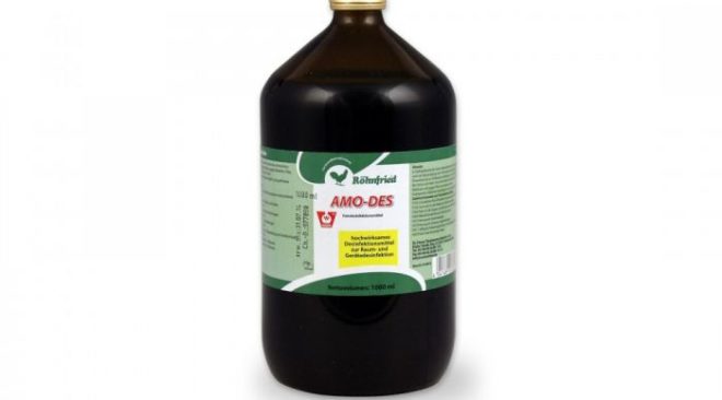 AMO-the highly effective disinfectant for homing pigeons