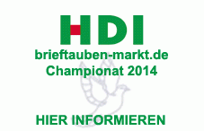 De HDI duiven-2014 markt kampioenschappen