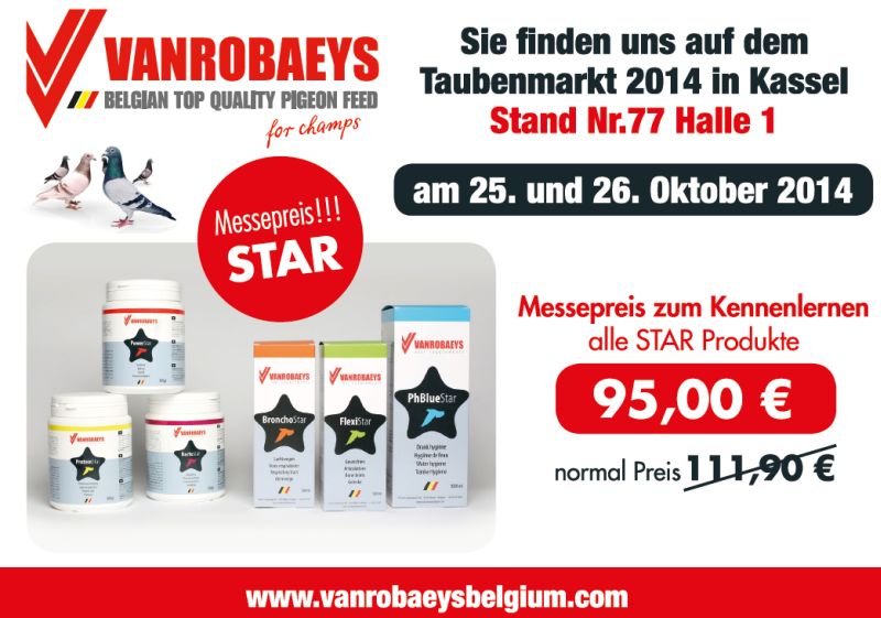 VANROBAEYS Tipps: In der Mauserzeit 