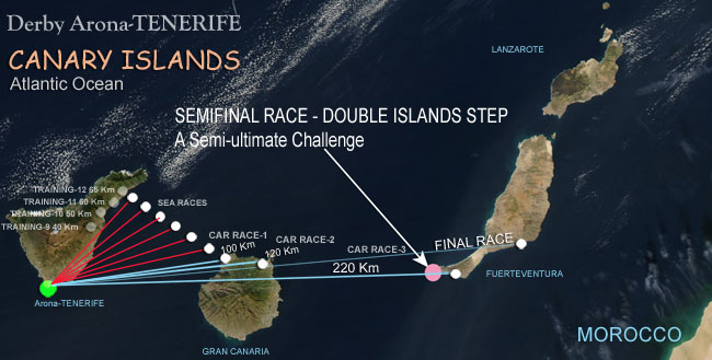 Derby Arona Tenerife: 1. vuelo transoceánico ataque halcón (Video)