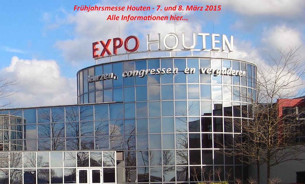 Die 20. Frühjahrsmesse hat eine Rekordzahl an Ausstellern ! Kommendes Wochenende 7. u. 8. März 2015 auf der Expo Houten - NL
