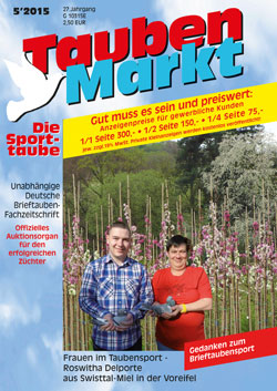 TaubenMarkt/Die Sporttaube – MAI 2015…