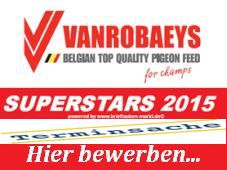 VANROBAEYS SUPERSTARS 2015 - ihre Bewerbung bis zum 01.Oktober 2015...