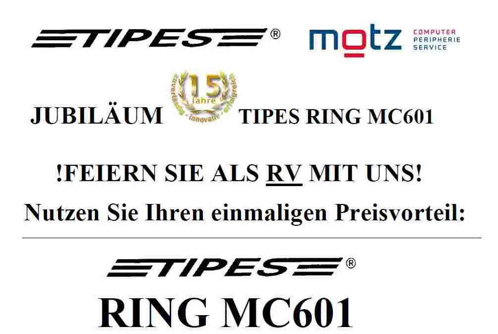 15de verjaardag TIPES RING MC601 ...