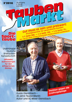 TaubenMarkt/Die Sporttaube Februar 2016…