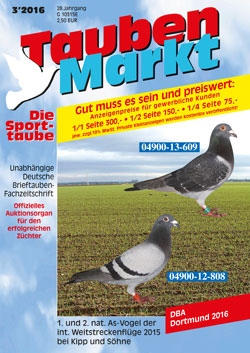 TaubenMarkt / de sport duif maart 2016...