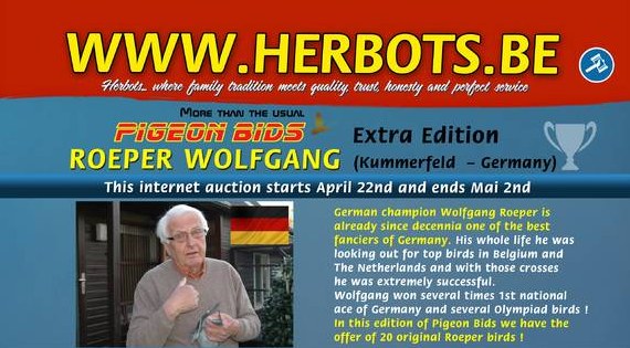 Liczba ofert gołębia Extra Edition - Wolfgang Roeper ...