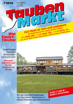 TaubenMarkt/Die Sporttaube Ausgabe Juli 2016...