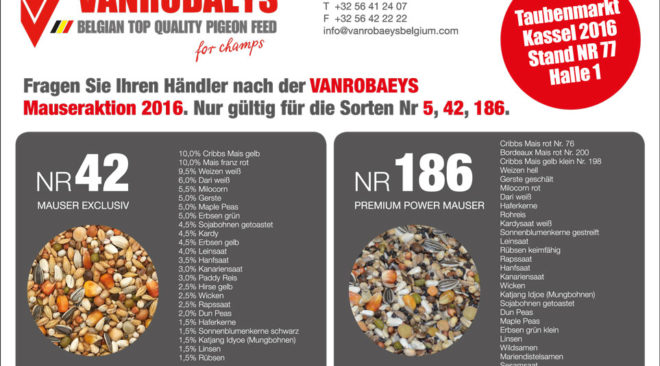 Produkt der Woche - VANROBAEYS Mauseraktion 2016...