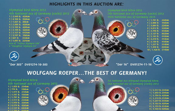 Anúncio: vendas pela Internet de todos os criadores de Wolfgang Roeper ...