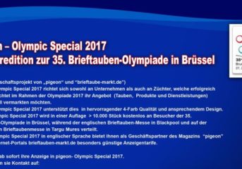 pigeon - Olympic Special Magazin 2017...