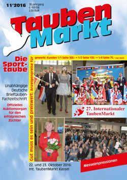 TaubenMarkt / Die Sporttaube November 2016...