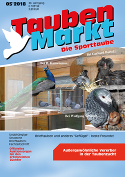 TaubenMarkt/Die Sporttaube MAI 2018...