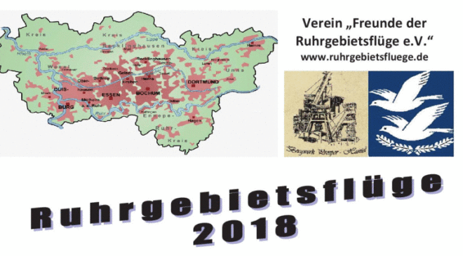 Ruhrgebietsflüge 2018...