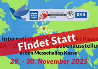 Gemeinsame Presseerklärung der Messe Kassel, des Internationalen TaubenMarkts und des Verbandes Deutscher Brieftaubenzüchter e.V.